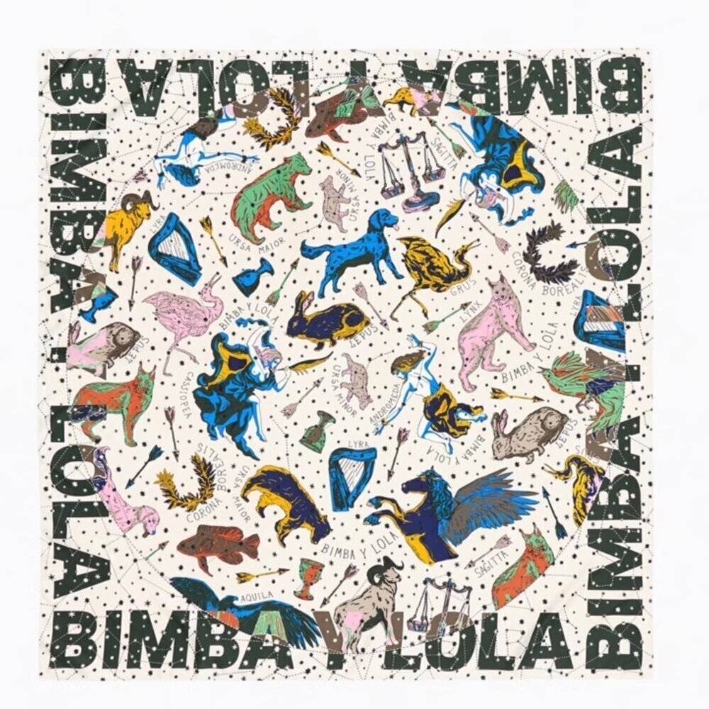 Bimba Y Lola Spanish Botanical Scarf Anthropologie